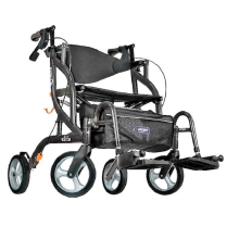 Airgo™ Fusion F18 Rollator & Transport Chair, Black