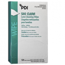 PDI® See Clear® Lens Cleaning Wipes, 5" x 6"