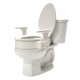 MOBB® 4" Elongated Raised Toilet Seat w/Handles