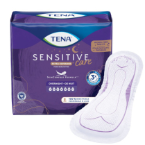TENA® Sensitive Care Overnight Pads,  Extra Coverage