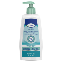 TENA Body Wash & Shampoo, Scented, 500mL