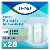 TENA® Stretch Super Briefs, M/R (waist size 84-132cm)