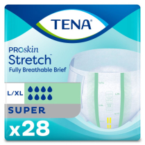 TENA® Stretch Super Briefs, L/XL (waist size 104-163cm)