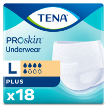 TENA® Protective Underwear, Plus Absorbency, Large (45" - 58")