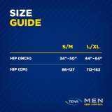 TENA® MEN™ Protective Underwear Super Plus, XL - Fits waist sizes 112-163cm