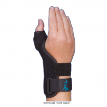 Suede Thumb Support, Universal, Short (7.5")