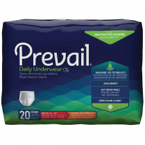 Prevail® Extra Underwear, Youth/Small Adult (Waist/Hip 20"-34")