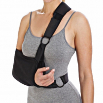 Procare® Clinic Shoulder Immobilizer, Black, Medium (8" x 15")
