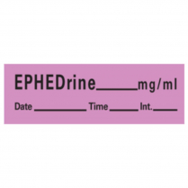 EPHEDrine Label, Violet, 1-1/2" x 1/2"
