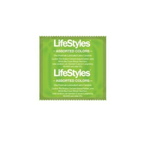 Lifestyles® Condoms Assorted Colors, Lubricated, Regular