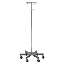 Brewer Large Infusion Pump Stand, 6 Leg, 4 Hook - Request Quote for Pricing