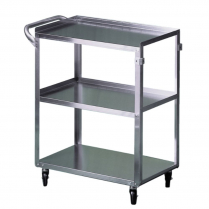 Brewer Stainless Steel All Purpose Cart, 3 Shelves