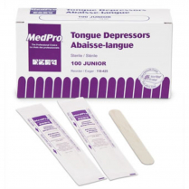 MedPro® Tongue Depressor, Junior, Sterile (Box of 100)