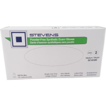 Stevens Synthetic Vinyl Exam Gloves, Powder-Free, Non-Sterile