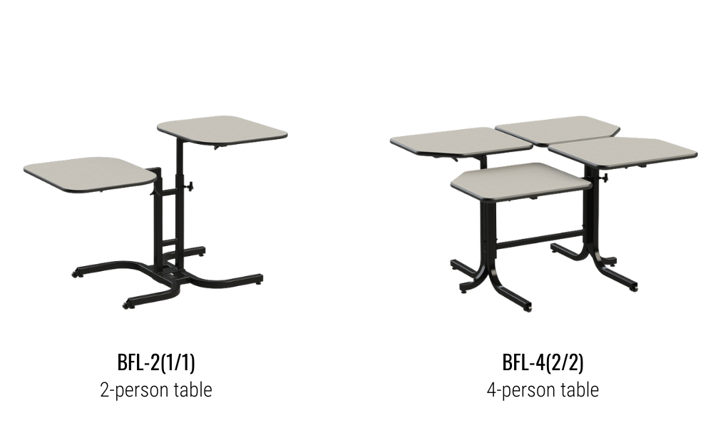 ComforTek Butterfly Wheelchair Accessible Tables