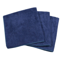 16x24 Shine Glass Microfiber Towel - Navy 150/cse