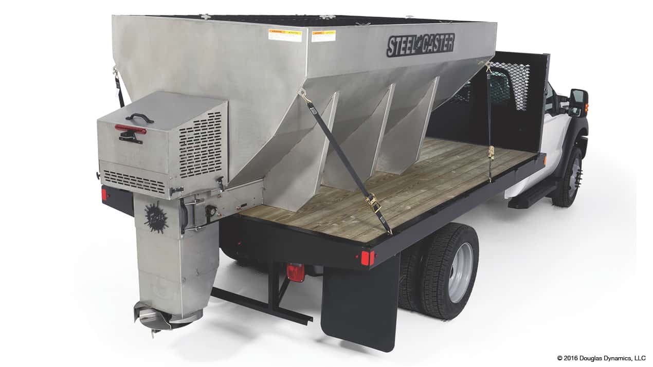 Fisher STEEL-CASTER™ 1.5 - 6.0 cu yd Stainless Steel Hopper Spreader