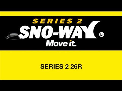 Sno-Way 26R Series 2 Snowplow