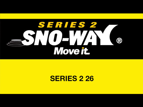 Sno-Way 26 Series 2 Snowplow