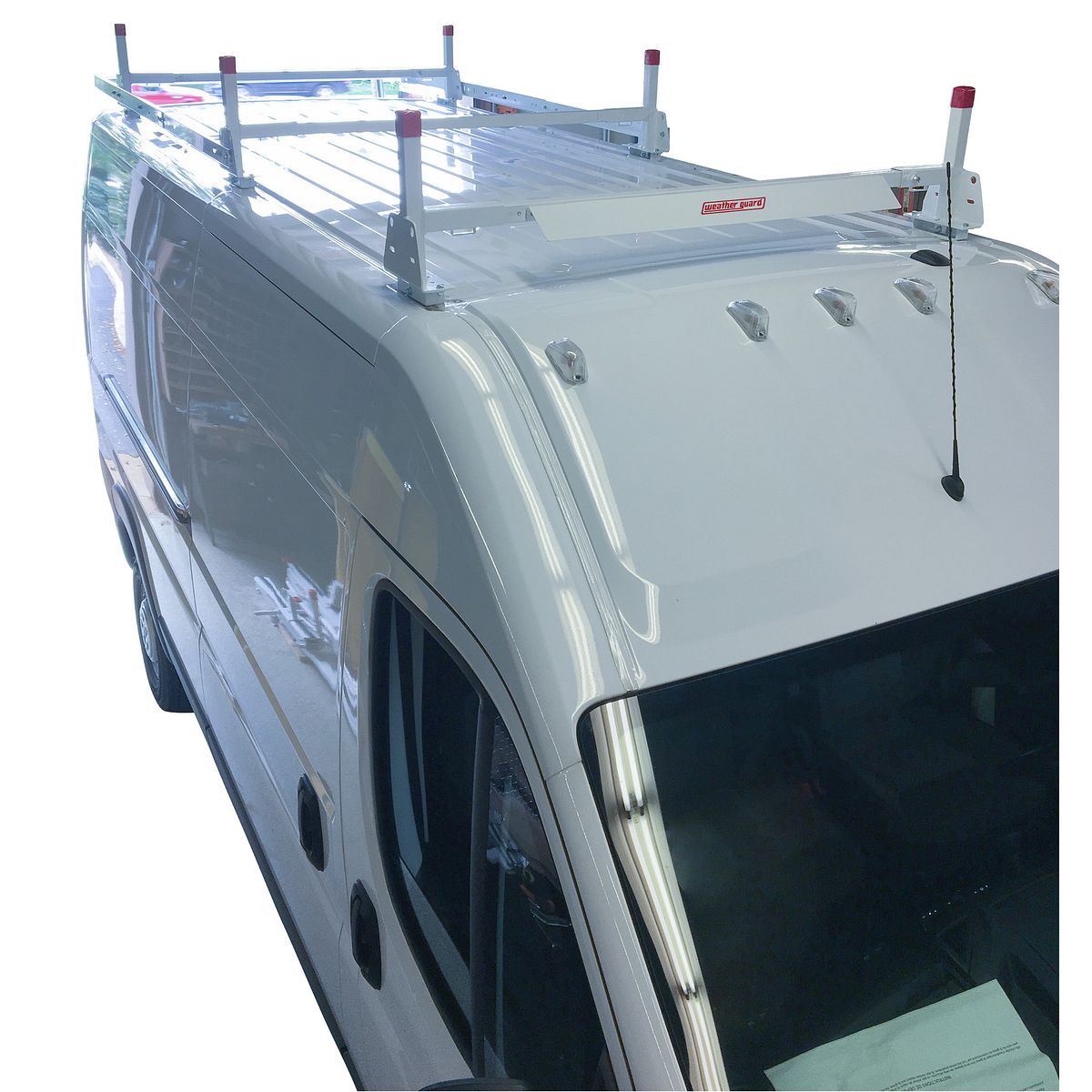 Weather Guard All-Purpose Racks, Steel, Extended Mid/High Roof Van, 3 Bars, #21501-3-01
