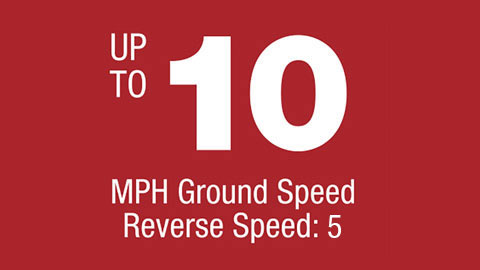 Ferris ISX™ 800 Zero Turn Mower - Miles per Hour
