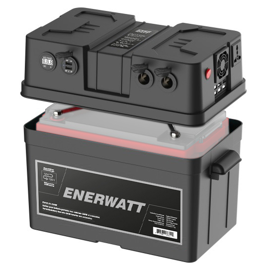 EWGR-31-500W   Battery Box with inverter pure sine 12V 500W