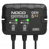 GEN5X2   GENIUS AUTOMATIC CHARGER 2 BANKS ONBOARD 12V 10A