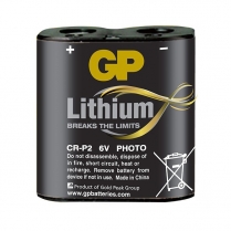 GPCRP2-2U1   CRP2 6V Lithium Battery for photo cameras GP (Pkg of 1)