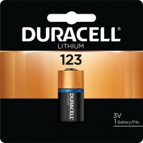 DL123ABPK   CR123A 3V Lithium Battery for photo cameras Duracell (Pkg of 1)