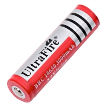 UF18650-3000   18650 Li-Ion 3000mAh Rechargeable Flashlight Battery UltraFire