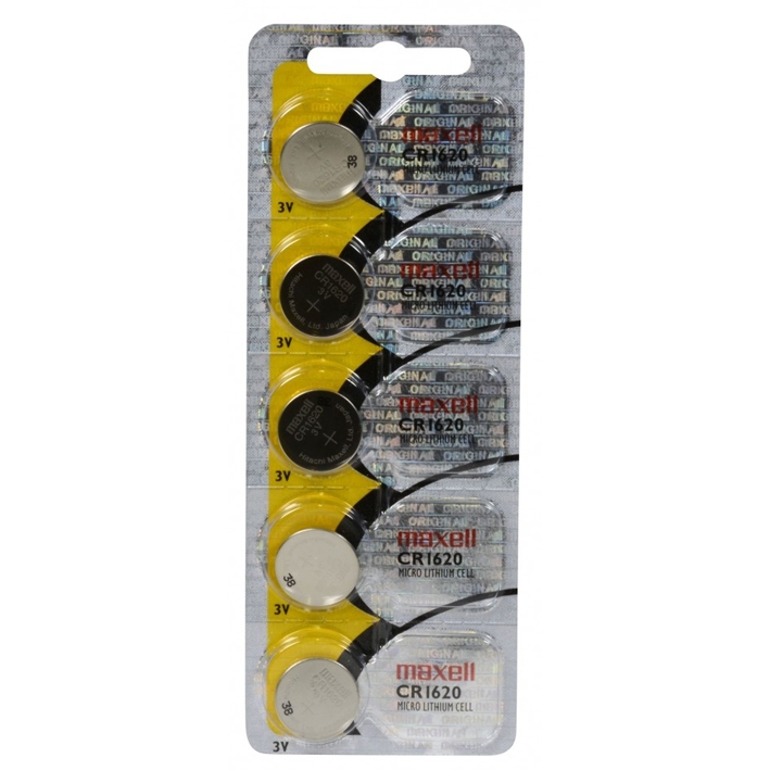 CR1620MX PILE LITHIUM BOUTON 3V CR1620 MAXELL