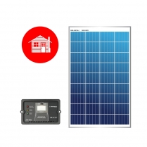CH-100W-EWC01 Ensemble solaire pour chalet 100W PWM avec ACL
