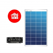 CH-100W-01 Ensemble solaire pour chalet 100W PWM