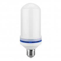 EWL-FL135-12V   Frosted Flame Effect LED Bulb 12V 4W 135mm E26 1500K (Orange)
