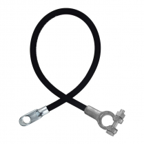 QC7015-025   Cavalier de poteau SAE à cosse 4 AWG 15" noir (paquet de 25)