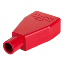 QC5724-005R   Protecteur de terminal poteau droit rouge 1/0 - 2/0 AWG (paquet de 5)