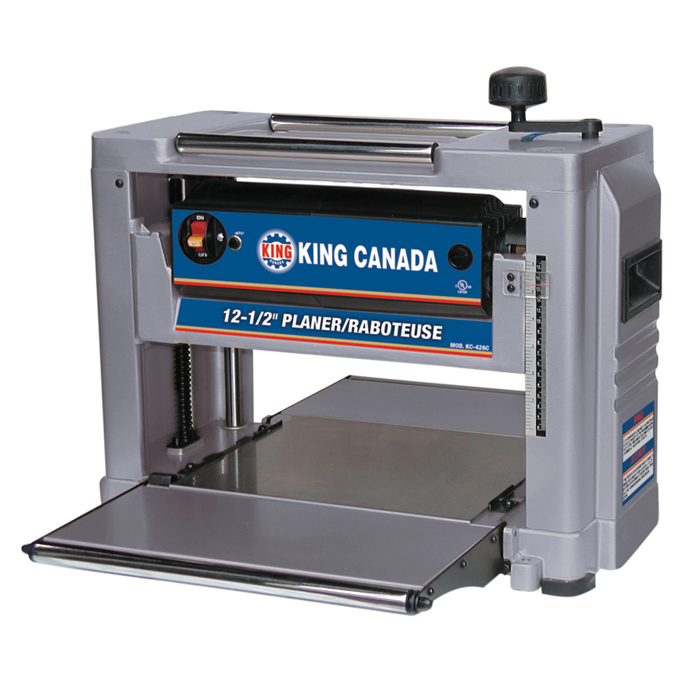 King Canada 8333 3.25" Portable Planer - Woodworking Tool With Carrying Case & Accessories