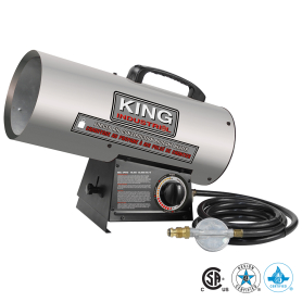 Chauffage au propane à air pulsé de chantier 40,000 - 60,000 BTU/H