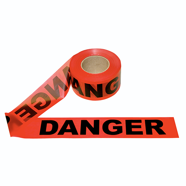 "Danger" Tape Red 3" x 1000 1.5 mil