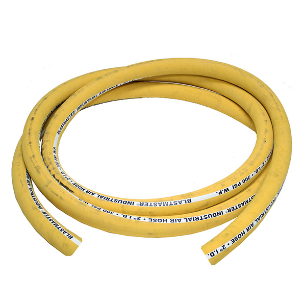 2 Air Hose Assembly Yellow Color 50 Feet Long w/Iron 4 Lug Couplings