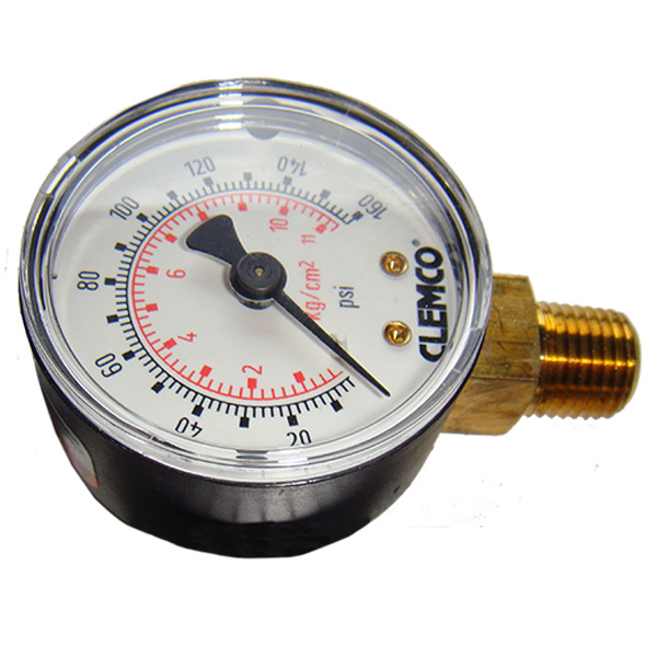 Clemco® Nozzle Pressure Gauge Kit w/ Gauge & 3 Needles