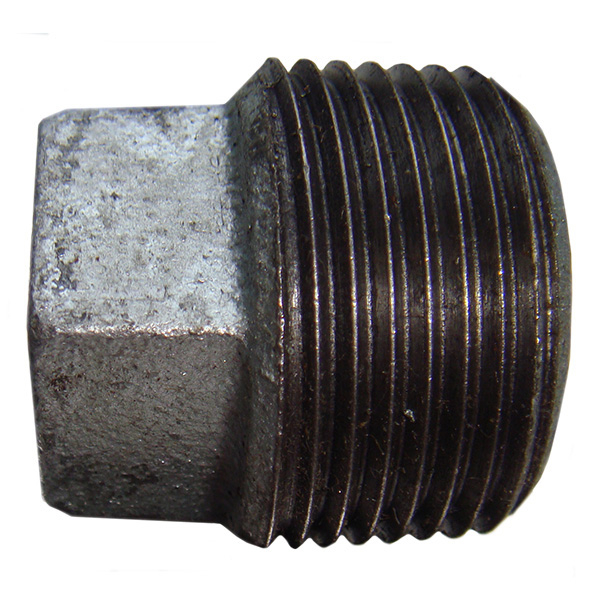 1" NPT Square Head Pipe Plug with 1/8" Relief Hole
