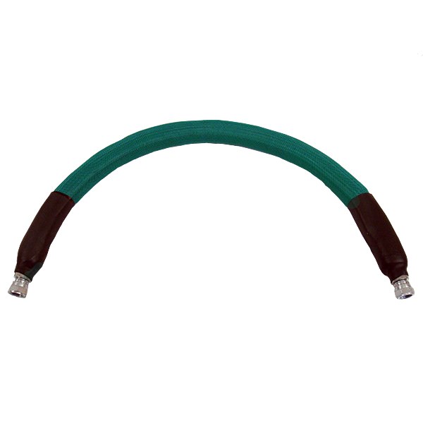 1" ID x 4' Insulated Hose, Green, 750 psi