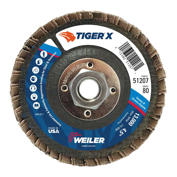 Tiger Flap Disc 4-1/2" 80 Grit