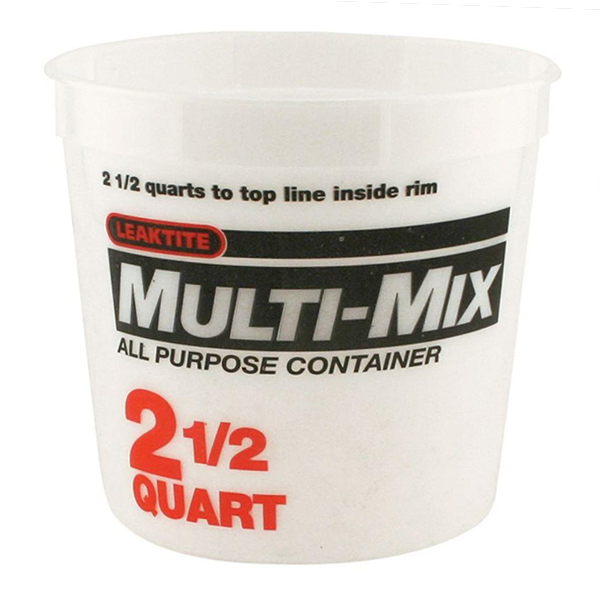 2.5 Quart Polyethylene Mixing Container
