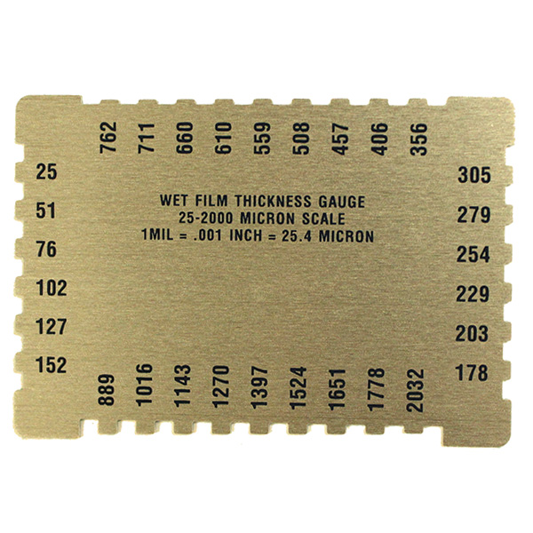 Allredi Inspection Tools Gardco Wet Film Gauge, 1 80 Mil
