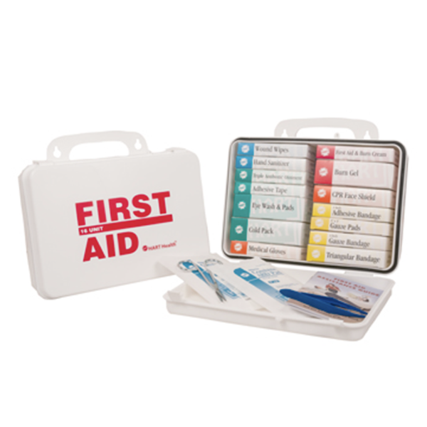 First Aid Kit 10 Man Plastic Case