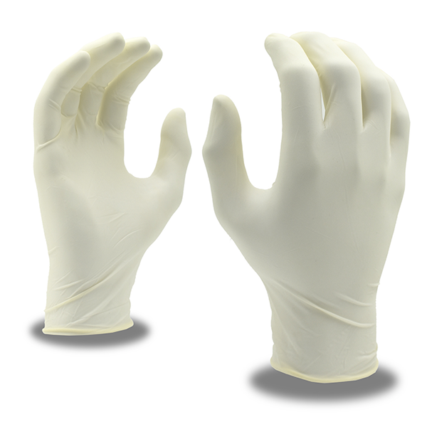 Cordova 4026 Gloves SZ LG Latex 4 Mil White Powder Free