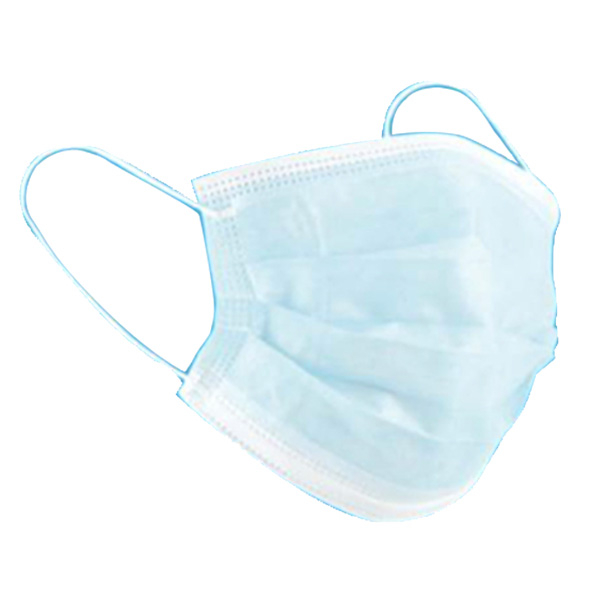 Face Mask Disposable Blue 3 Ply Round Ear Loop 50/Box