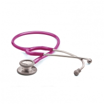 Stethoscope, Metallic Raspberry Adscope 603, Dual Head
